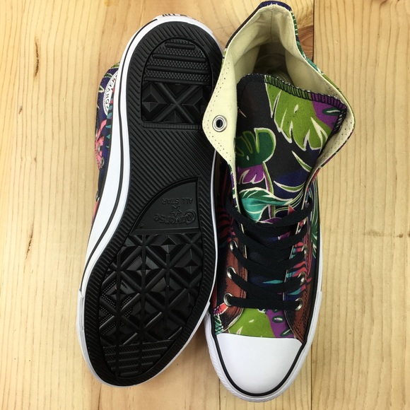 Converse CTAS Hi Top Tropical Print Size 10.5 Mens - Picture 6 of 8